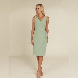 Azazie Saturn Mother of the bride dress dusty Sage